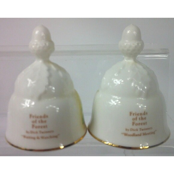 Vintage Oakley Friends of the Forest Fine Bone China Bells England Lot of 17 - Picture 13 of 16